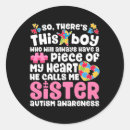 Search for autism sister stickers Neurodivergent