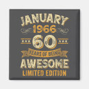 Search for 60th birthday magnets Unique