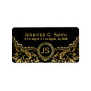 Search for quatrefoil pattern return address labels Elegant