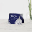 Search for navy silver thank you cards Floral