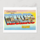 Search for maine postcards Greetings from