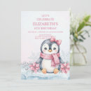 Search for winter onederland birthday invitations Pink and silver