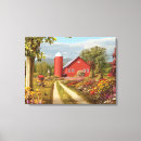 Search for country flowers canvas prints Barn