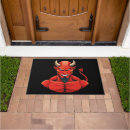 Search for satan doormats Red