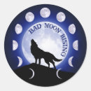 Search for werewolves stickers Moon