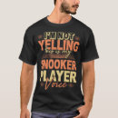 Search for snooker sport tshirts Pool player