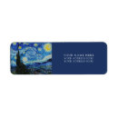 Search for starry night return address labels Nature