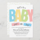 Search for trendy baby girl shower invitations Gender neutral