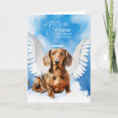 Search for dachshund angel postcards Doxie