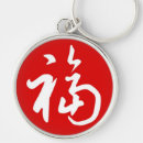 Search for chinese design key rings Happiness
