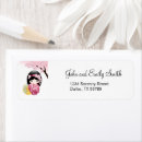 Search for doll return address labels Geisha