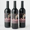 Search for rose wine labels Rose gold glitter