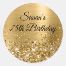 Search for 75th birthday stickers Glitter