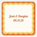 Search for retro 70s stickers Orange