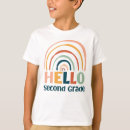Search for second grade kids tshirts Rainbow