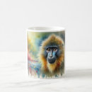 Search for baboon monkey Watercolor