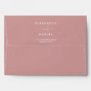 Search for dusty rose envelopes Minimalist