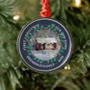 Search for housewarming christmas tree decorations Family name and year