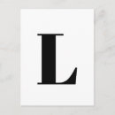 Search for l monogram postcards Alphabet