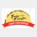 Search for fiesta rectangle stickers Taco