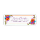 Search for turquoise wedding return address labels Floral