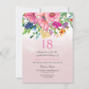 Search for girls 19th birthday invitations Pink