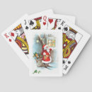 Search for santa claus playing cards Children