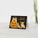 Search for puppy halloween cards Jack o lantern