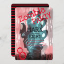 Search for zombie birthday invitations Spooky