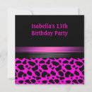 Search for fuschia birthday invitations Party