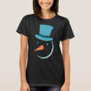 Search for smiling snowman tshirts Face