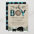 Search for flannel baby shower invitations Buffalo plaid