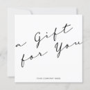 Search for make a business gift certificates Black and white
