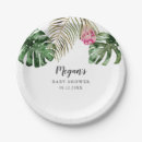 Search for tropical plates Baby shower