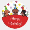 Search for dachshund cartoon stickers Doxie