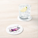 Search for floral wedding coasters Purple