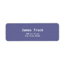 Search for light purple return address labels Simple
