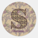 Search for vintage initial stickers Letter