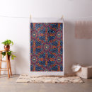Search for red yellow blue pattern fabric Abstract