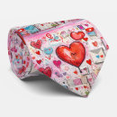 Search for love letter ties Hearts