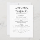 Search for agenda invitations Weekend itinerary