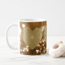 Search for golden heart mugs Valentine