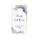 Search for blue rustic return address labels Garden