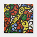 Search for funky abstract magnets Colourful