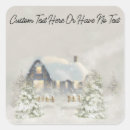 Search for winter cabin stickers Woodland