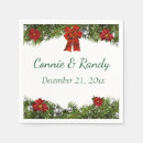 Search for christmas wedding napkins Pine