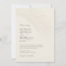 Search for palm leaf wedding invitations Modern elegant