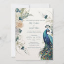 Search for peacock wedding invitations Elegant