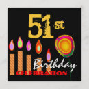 Search for 51st birthday invitations Milestone