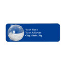 Search for snow globe return address labels Winter
